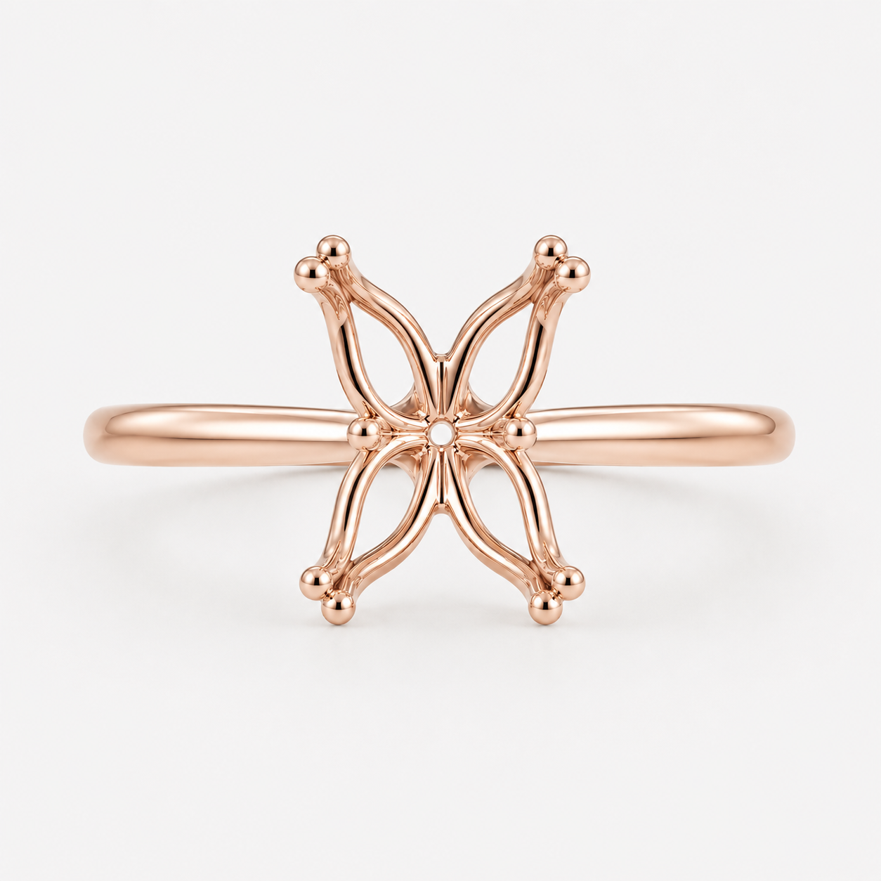 14K Oval Solitaire — Tulip, Size 6.5 — alternate product view 7