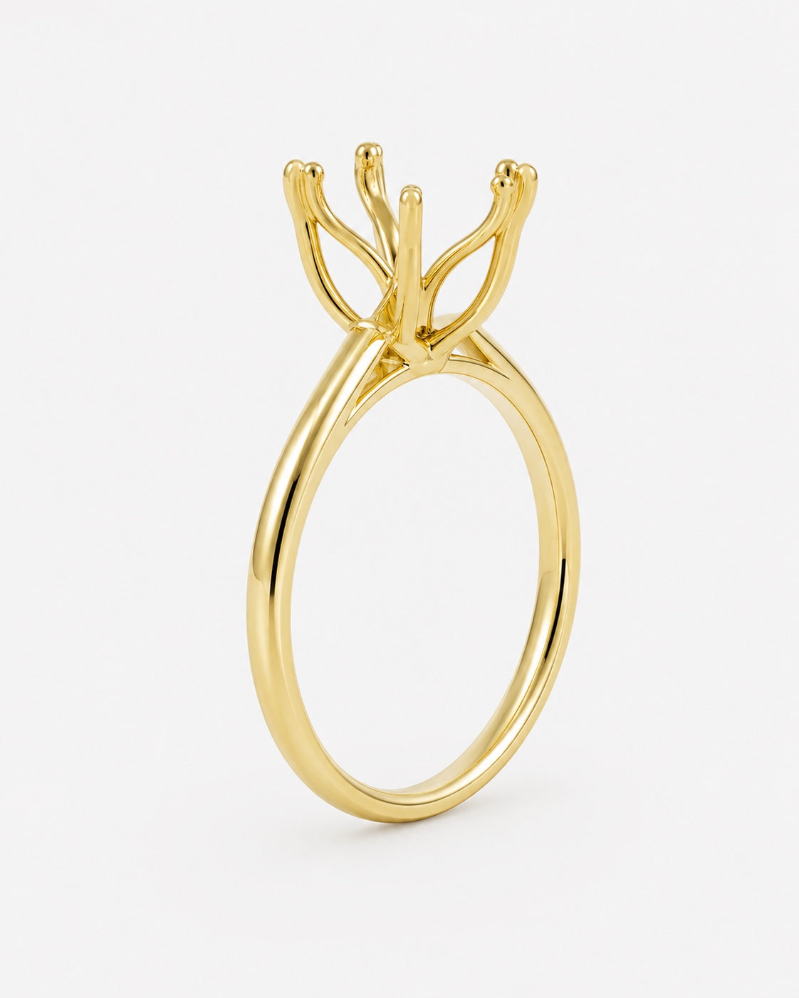 14K Oval Solitaire — Tulip, Size 6.5 — alternate product view 5