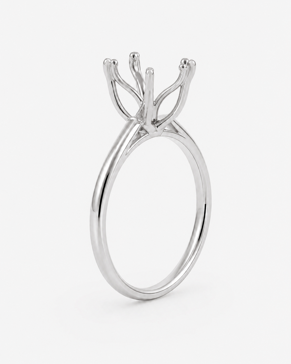 14K Oval Solitaire — Tulip, Size 6.5 — alternate product view 2