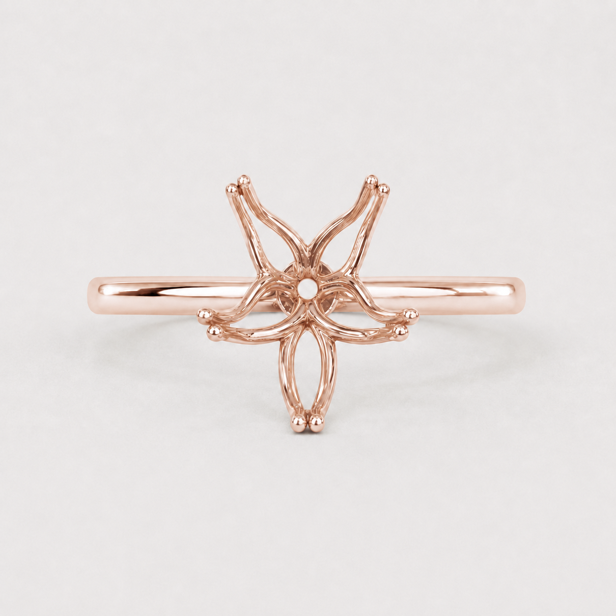 14K Pear Solitaire — Ultra Light Tulip, Size 6.5 — alternate product view 7
