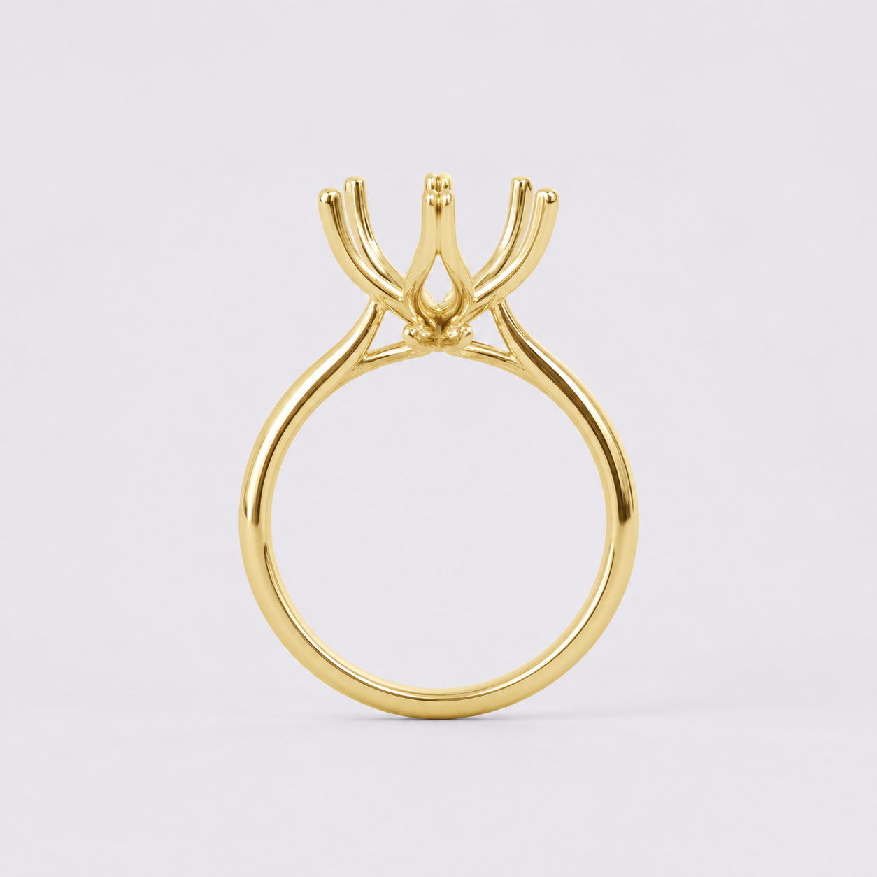 14K Pear Solitaire — Ultra Light Tulip, Size 6.5 — alternate product view 5