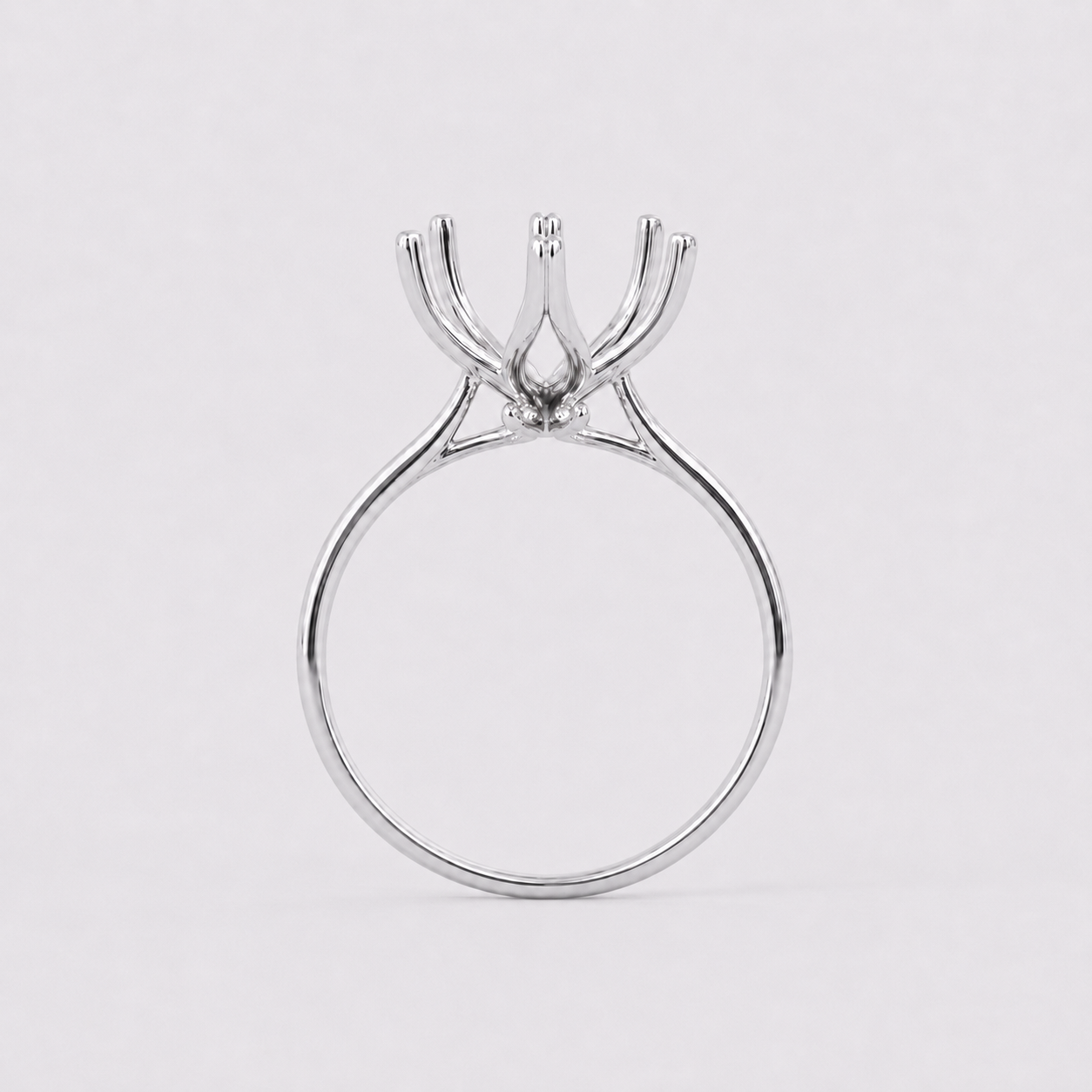 14K Pear Solitaire — Ultra Light Tulip, Size 6.5 — alternate product view 2