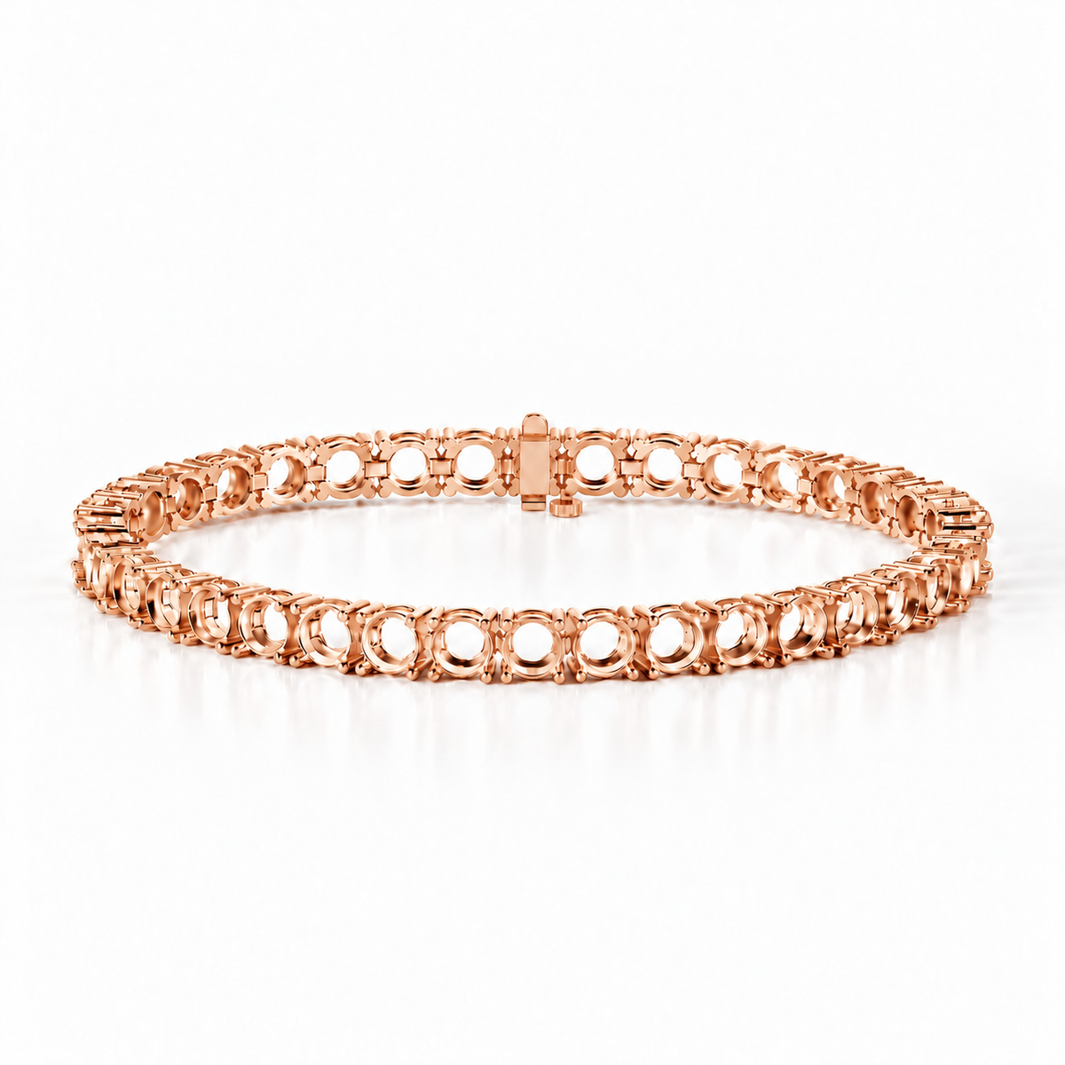 5-Day Custom Lightweight Underlock Tennis Bracelet
