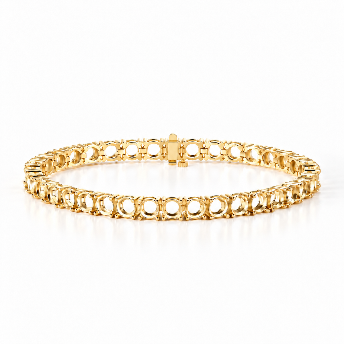 5-Day Custom Lightweight Underlock Tennis Bracelet
